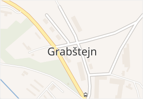 Grabštejn v obci Chotyně - mapa části obce
