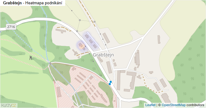 Grabštejn - mapa podnikání