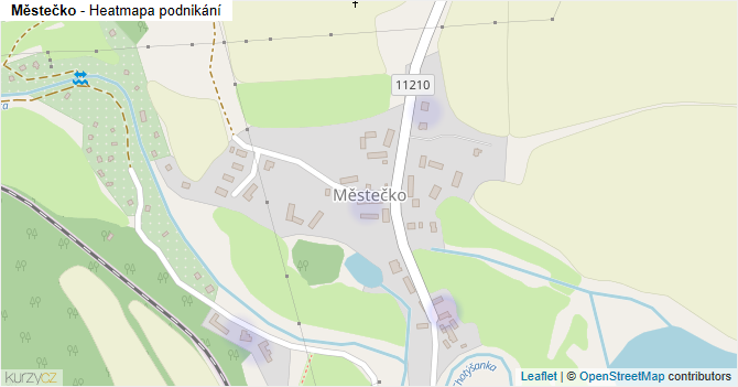 Městečko - mapa podnikání