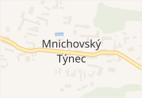 Mnichovský Týnec v obci Chožov - mapa části obce