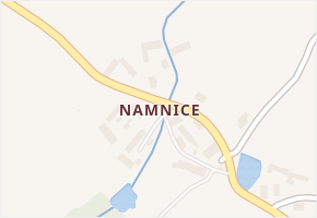 Namnice v obci Chrást - mapa části obce