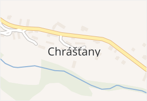 Chrášťany v obci Chrášťany - mapa části obce