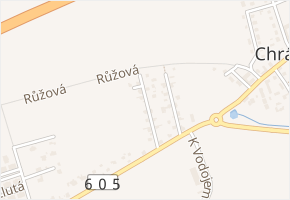 Mezcestí II v obci Chrášťany - mapa ulice