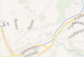 Richtrův vrch v obci Chrastava - mapa ulice