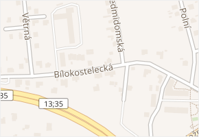 U Nisy v obci Chrastava - mapa ulice