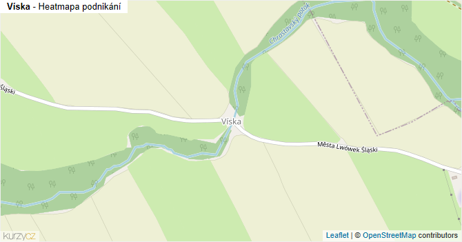 Víska - mapa podnikání