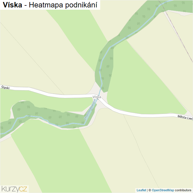 Mapa Víska - Firmy v části obce.
