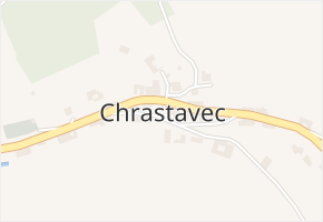 Chrastavec v obci Chrastavec - mapa části obce