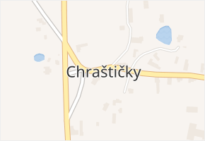 Chraštičky v obci Chraštice - mapa části obce