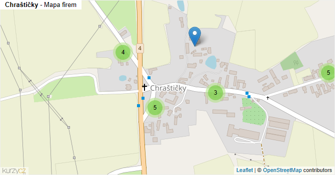 Chraštičky - mapa firem