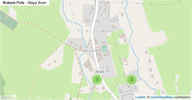 Krásné Pole - mapa firem