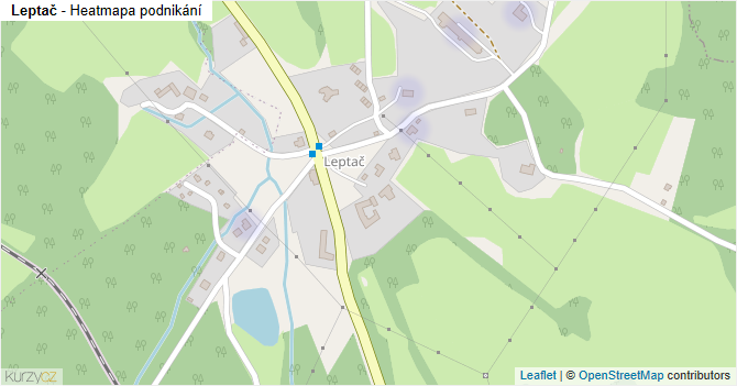 Leptač - mapa podnikání