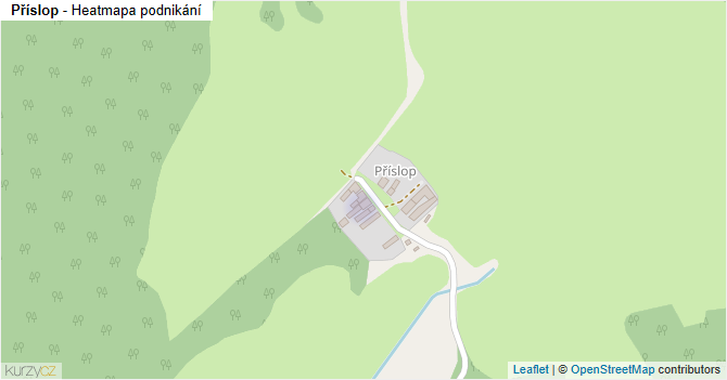 Příslop - mapa podnikání
