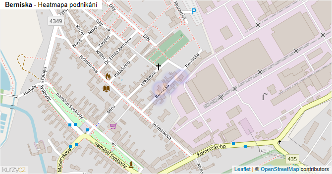 Berniska - mapa podnikání