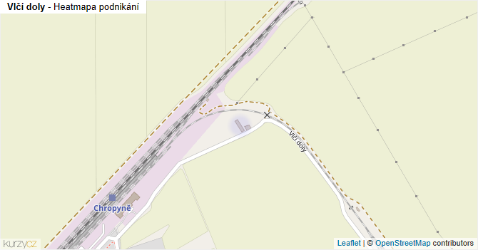 Vlčí doly - mapa podnikání