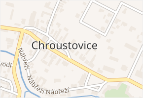 náměstí Josefa Haška v obci Chroustovice - mapa ulice