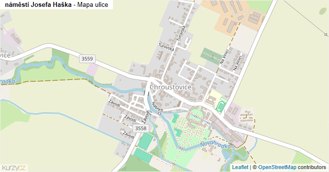 náměstí Josefa Haška - mapa ulice