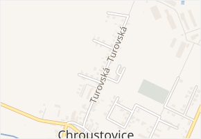 Turovská v obci Chroustovice - mapa ulice