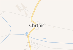 Chrtníč v obci Chrtníč - mapa části obce