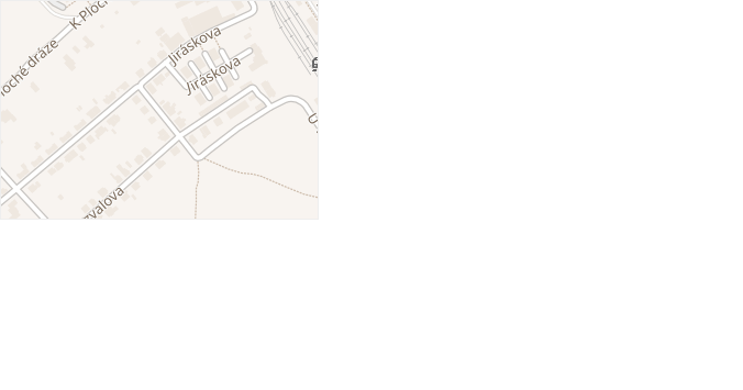 Alešova v obci Chrudim - mapa ulice