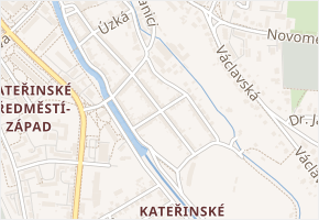 Dostálova v obci Chrudim - mapa ulice