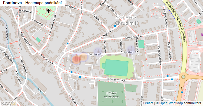 Fontinova - mapa podnikání