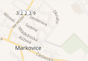 Jasmínová v obci Chrudim - mapa ulice