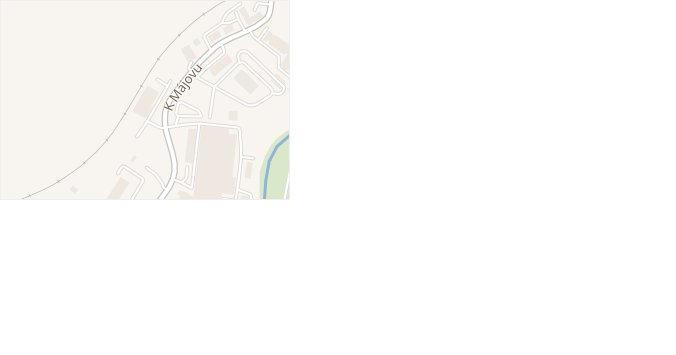 K Májovu v obci Chrudim - mapa ulice