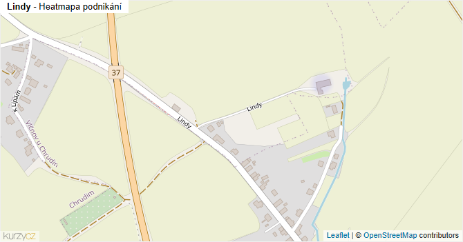 Lindy - mapa podnikání