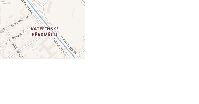 Na Ostrově v obci Chrudim - mapa ulice
