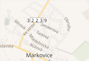 Šeříková v obci Chrudim - mapa ulice