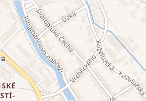 Svatopluka Čecha v obci Chrudim - mapa ulice