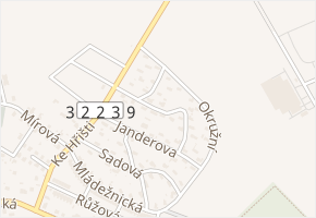 V Zahrádkách v obci Chrudim - mapa ulice