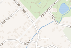 Chuchelná v obci Chuchelná - mapa části obce