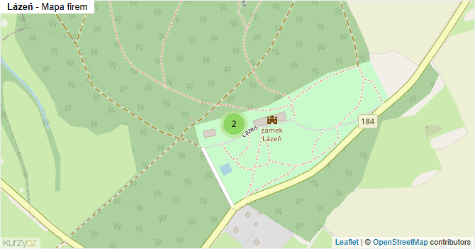 Lázeň - mapa firem