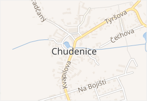 Roubalova v obci Chudenice - mapa ulice