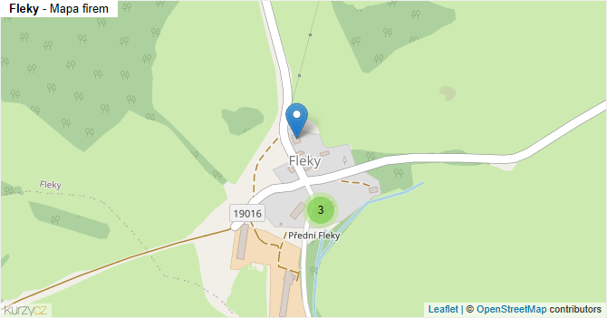 Fleky - mapa firem