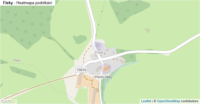 Fleky - mapa podnikání