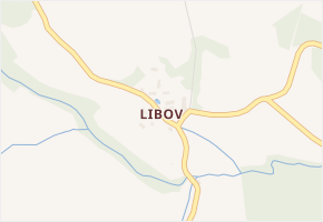 Libov v obci Chuderov - mapa části obce