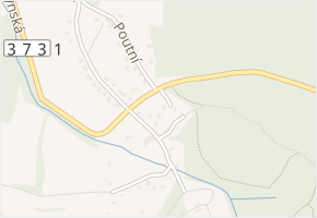 Lesní v obci Chvalčov - mapa ulice