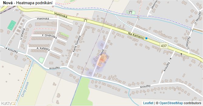 Nová - mapa podnikání
