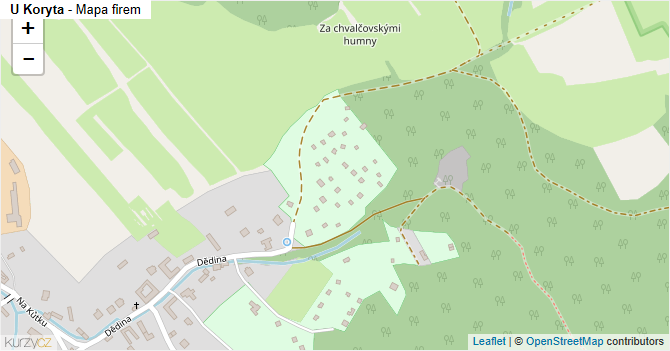 U Koryta - mapa firem