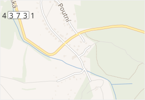 U Lomu v obci Chvalčov - mapa ulice
