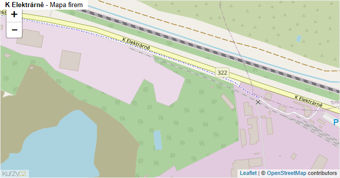 K Elektrárně - mapa firem
