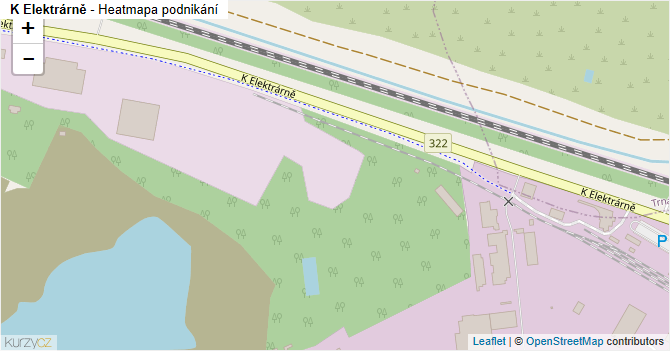 K Elektrárně - mapa podnikání