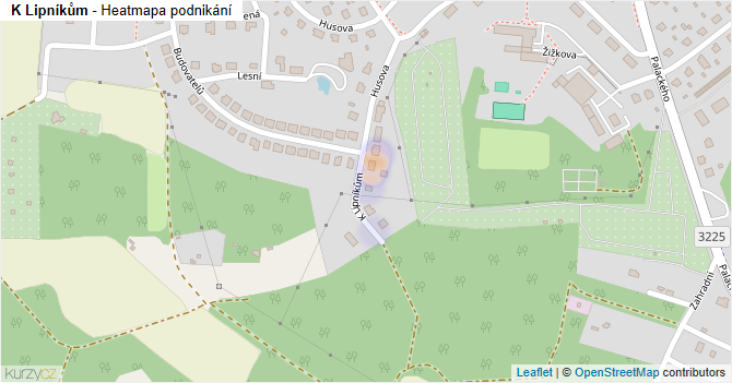 K Lipníkům - mapa podnikání