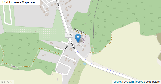 Pod Břízou - mapa firem
