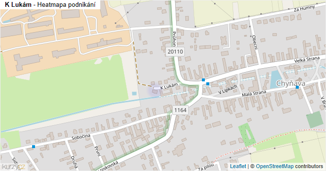 K Lukám - mapa podnikání