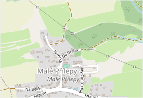 Na Draha v obci Chyňava - mapa ulice