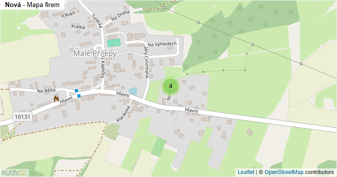 Nová - mapa firem